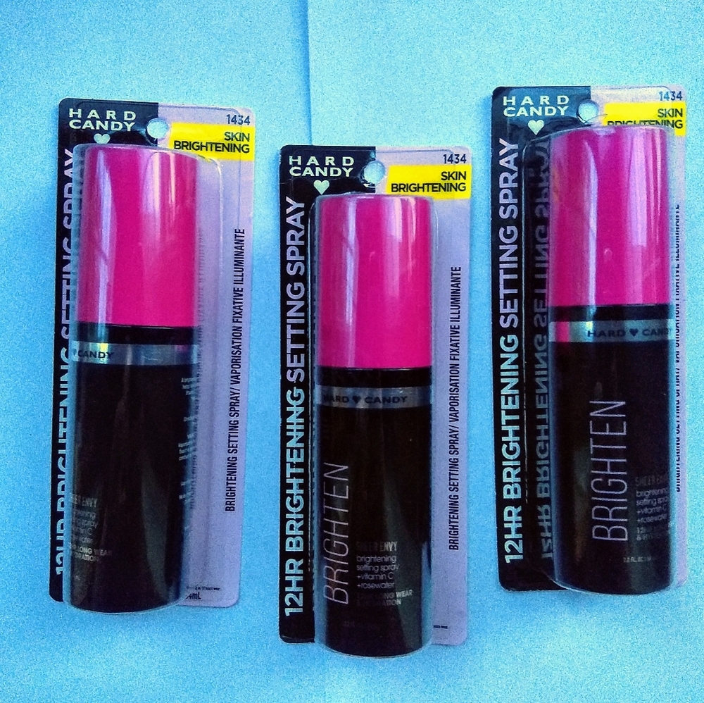 3 Hard Candy Sheer Envy Setting Sprays New 12hr